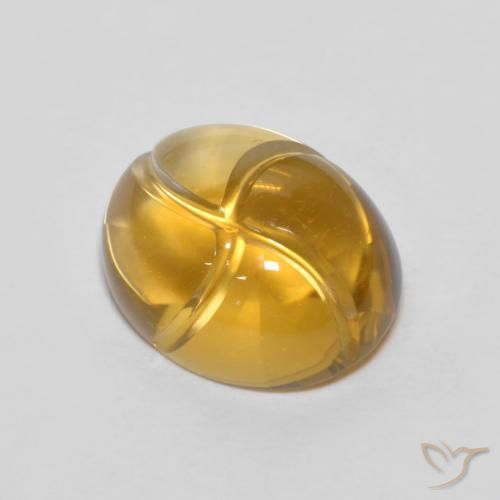 2.83ct Naturale Arancione-Oro Citrino, Ovale, Trasparente