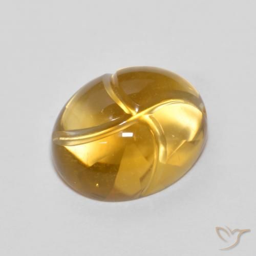 Citrino Arancione-Oro naturale da 2.83 ct, Ovale, Trasparente