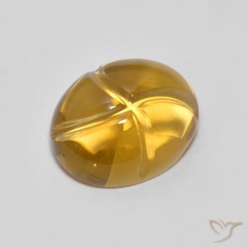 Citrino Arancione-Oro naturale da 2.54 ct, Ovale, Trasparente