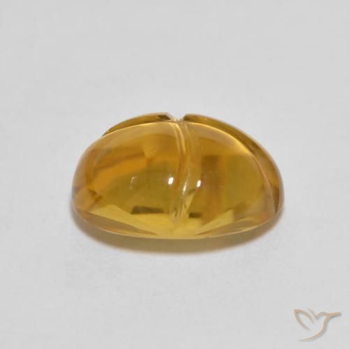 Citrino Arancione-Oro naturale da 2.54 ct, Ovale, Trasparente