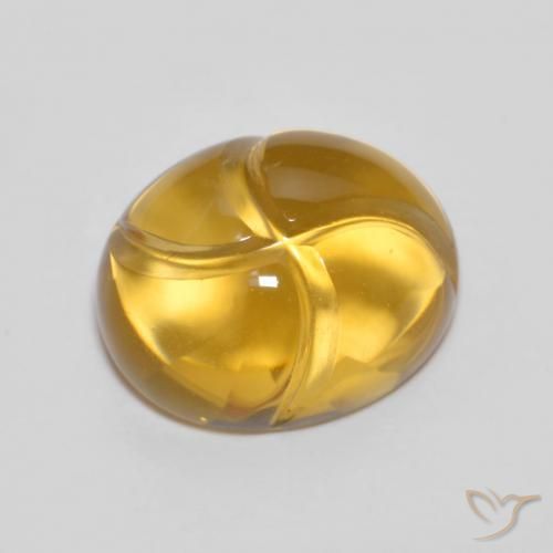 Citrino Arancione-Oro naturale da 2.81 ct, Ovale, Trasparente