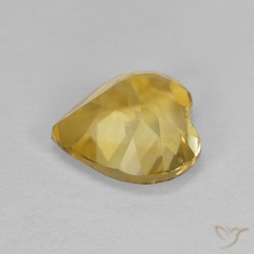 Citrino Dorato naturale da 1.00 ct, Cuore, VS
