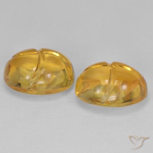 Gemme di Citrino Oro medio naturale da 5.62 ct, Ovale, Trasparente