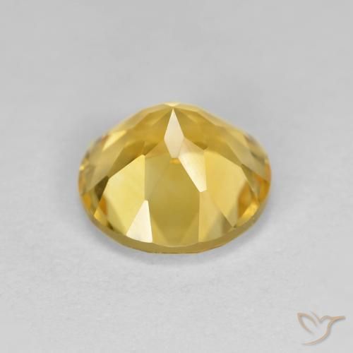Citrino Oro brillante naturale da 1.84 ct, Rotondo, VS