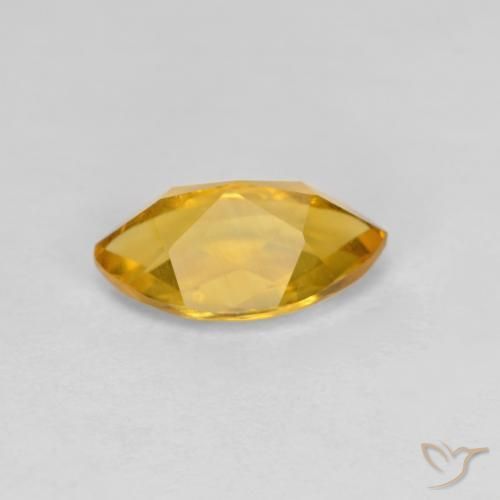 Citrino Arancio Dorato Profondo naturale da 1.02 ct, Taglio marquise, VS