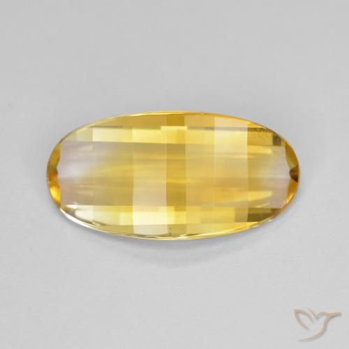 2.37ct Naturale Dorato Citrino, Taglio a fantasia, VVS