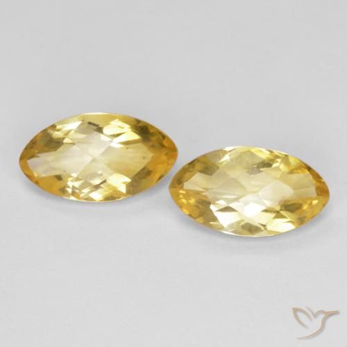 1.78ctw Naturale Dorato Citrino, Taglio marquise, VS