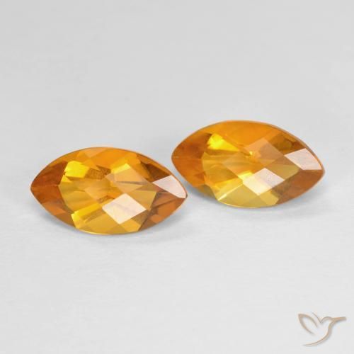 1.82ctw Naturale Arancione scuro Citrino, Taglio marquise, VS