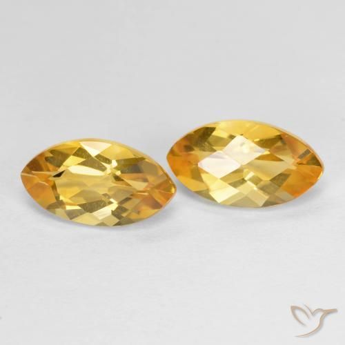 Gemme di Citrino Dorato scuro naturale da 2.08 ct, Taglio marquise, VS