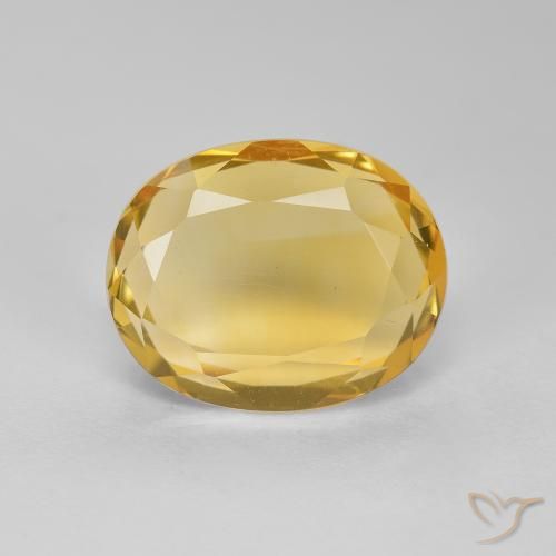 2.82ct Naturale Dorato Citrino, Ovale, VVS-VS