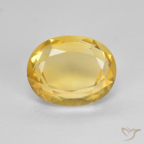 2.80ct Naturale Oro medio Citrino, Ovale, VVS-VS
