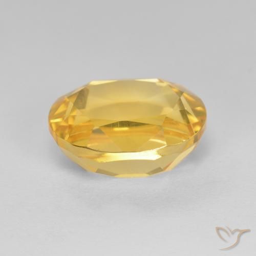 Citrino Oro medio naturale da 2.80 ct, Ovale, VVS-VS