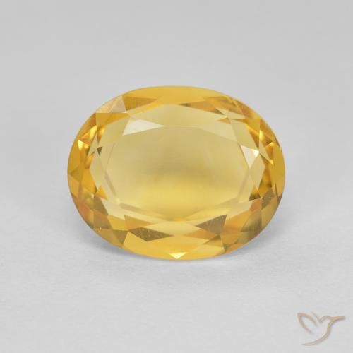 2.62ct Naturale Dorato Citrino, Ovale, VVS-VS