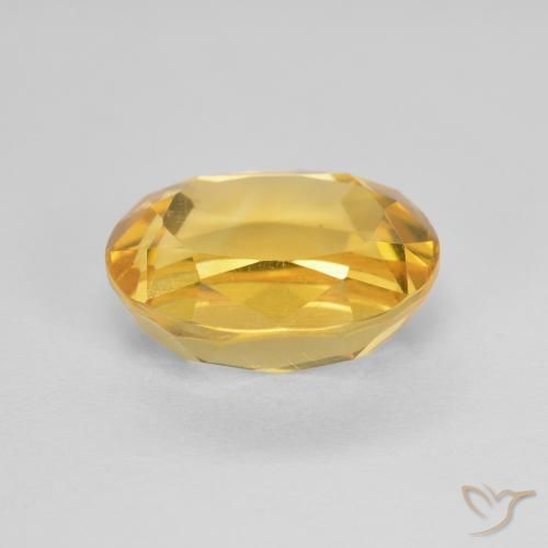 Citrino Dorato naturale da 2.62 ct, Ovale, VVS-VS
