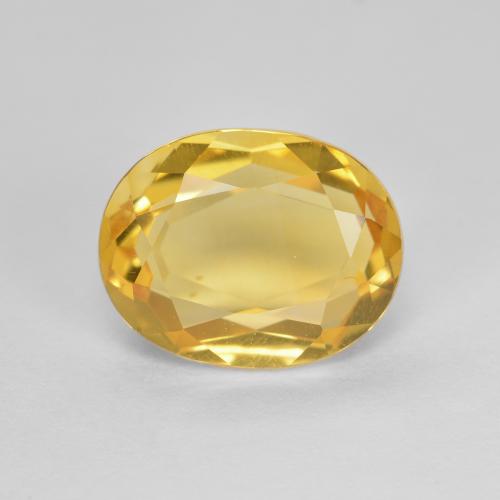 2.68ct Naturale Dorato Citrino, Ovale, VVS-VS
