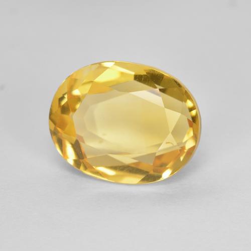 Citrino Dorato naturale da 2.68 ct, Ovale, VVS-VS