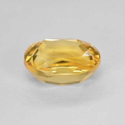 Citrino Dorato naturale da 2.68 ct, Ovale, VVS-VS