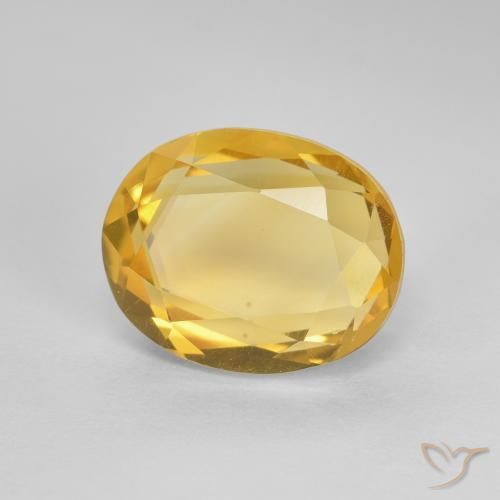 Citrino Oro brillante naturale da 2.67 ct, Ovale, VVS-VS