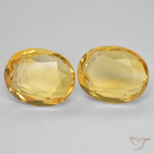 Gemme di Citrino Dorato naturale da 5.56 ct, Ovale, VVS-VS