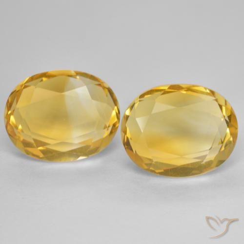 5.69ctw Naturale Dorato Citrino, Ovale, VVS-VS