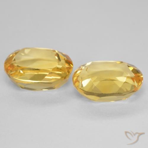 Gemme di Citrino Dorato naturale da 5.02 ct, Ovale, VVS-VS