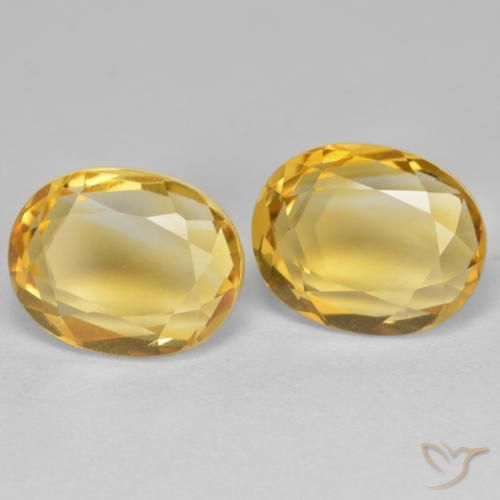 Gemme di Citrino Dorato naturale da 5.68 ct, Ovale, VVS-VS