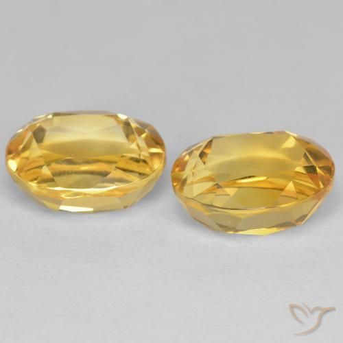 Gemme di Citrino Dorato naturale da 5.68 ct, Ovale, VVS-VS