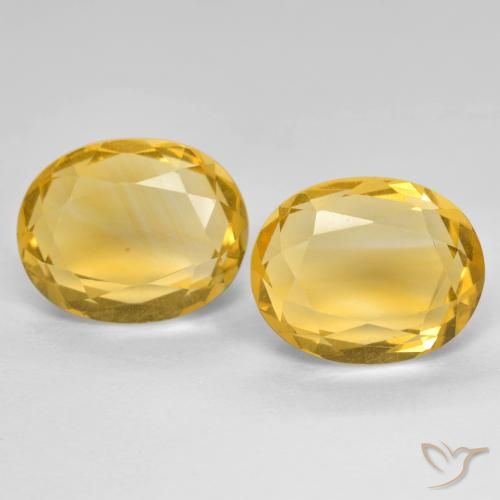 5.68ctw Naturale Oro profondo Citrino, Ovale, VVS-VS