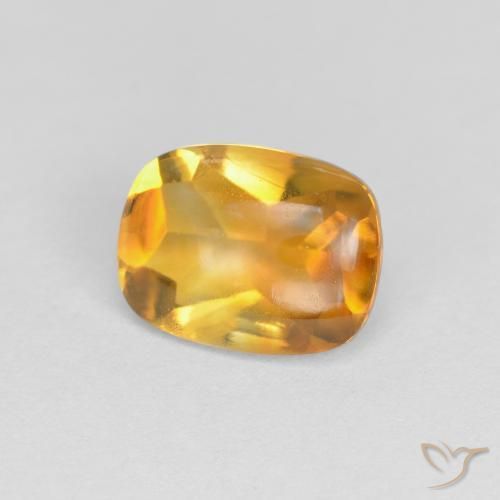 Citrino Oro naturale da 1.39 ct, Cuscino, Trasparente