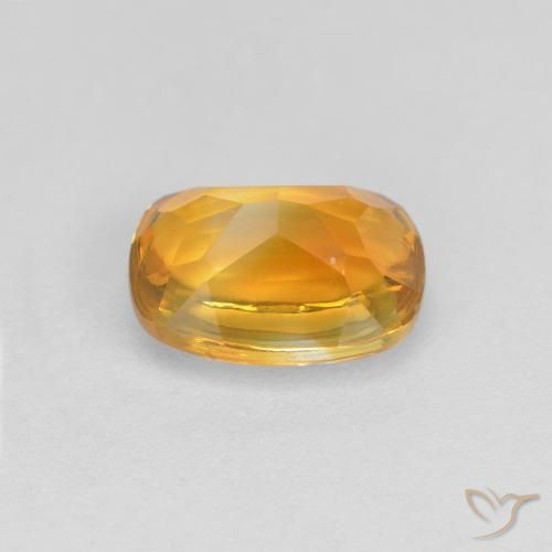 Citrino Oro naturale da 1.39 ct, Cuscino, Trasparente