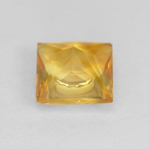 Citrino Dorato naturale da 1.07 ct, Quadrato, Trasparente