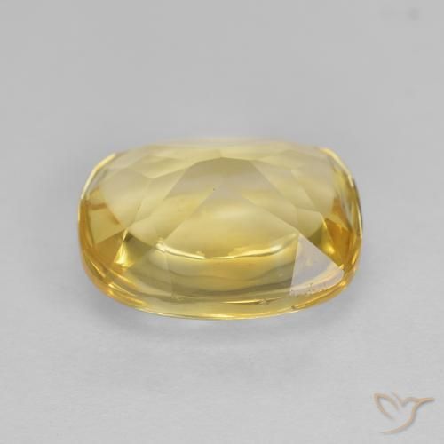 Citrino Dorato naturale da 4.68 ct, Cuscino, Trasparente