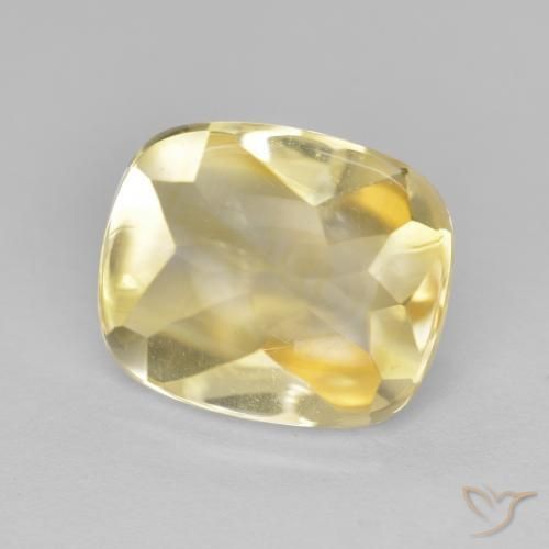 Citrino Dorato naturale da 5.66 ct, Cuscino, Trasparente