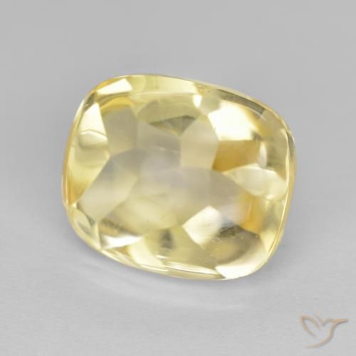 Citrino Dorato naturale da 6.69 ct, Cuscino, Trasparente