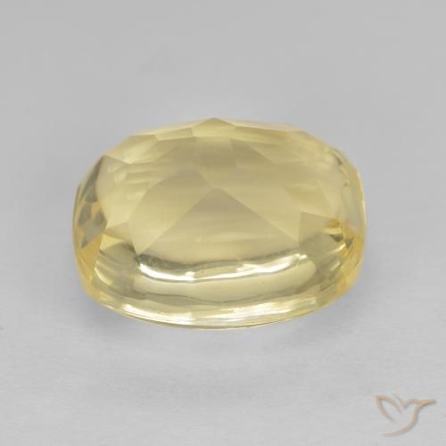 Citrino Dorato naturale da 6.69 ct, Cuscino, Trasparente