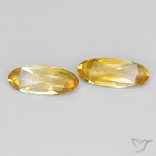 Gemme di Citrino Oro naturale da 1.53 ct, Ovale, Trasparente