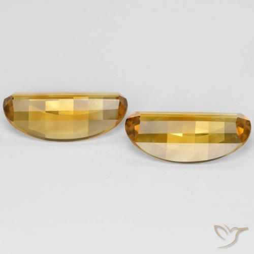 Gemme di Citrino Arancio dorato naturale da 4.82 ct, Ovale, VVS-VS