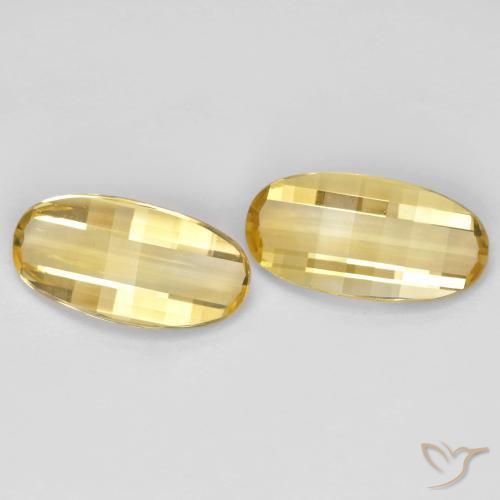 Gemme di Citrino Dorato naturale da 4.91 ct, Ovale, VVS