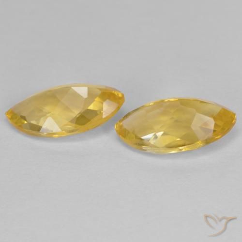 Gemme di Citrino Dorato naturale da 1.75 ct, Taglio marquise, VS