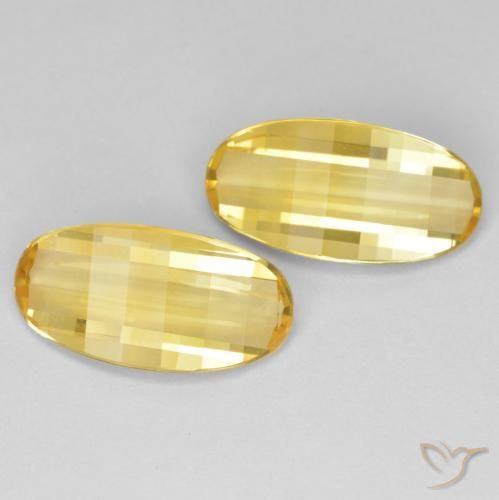 Gemme di Citrino Oro medio naturale da 4.97 ct, Ovale, VVS-VS