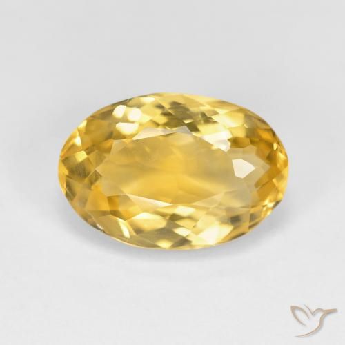 4.03ct Naturale Dorato Citrino, Ovale, VS