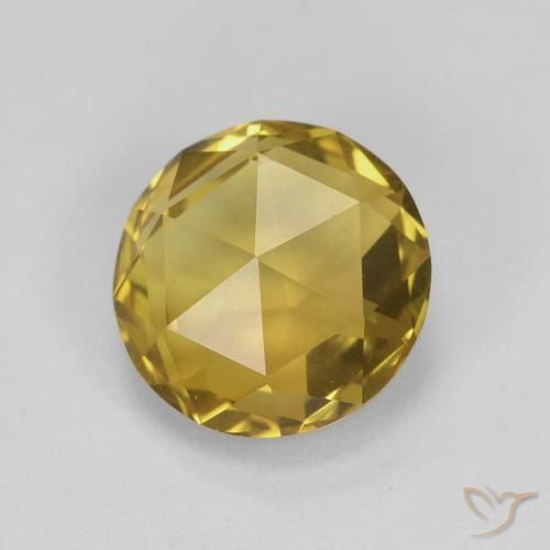 Citrino Arancione-Oro naturale da 1.77 ct, Rotondo, VVS