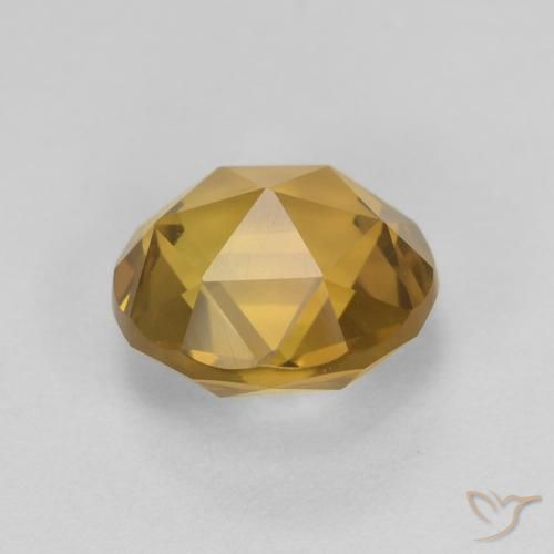 Citrino Arancione-Oro naturale da 1.77 ct, Rotondo, VVS