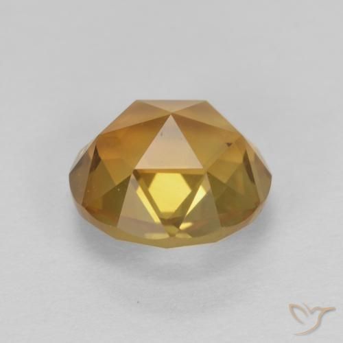 Citrino Arancio Medio naturale da 1.91 ct, Rotondo, VVS