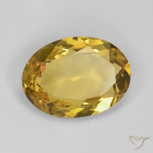 Citrino Arancione-Oro naturale da 5.41 ct, Ovale, VS