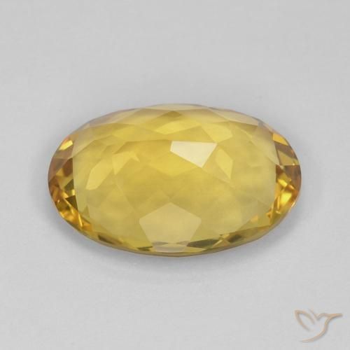 Citrino Arancione-Oro naturale da 5.41 ct, Ovale, VS