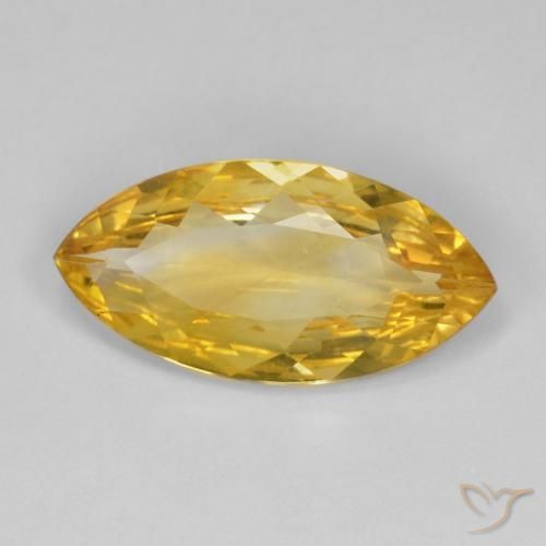 Citrino Oro medio naturale da 5.64 ct, Taglio marquise, VVS