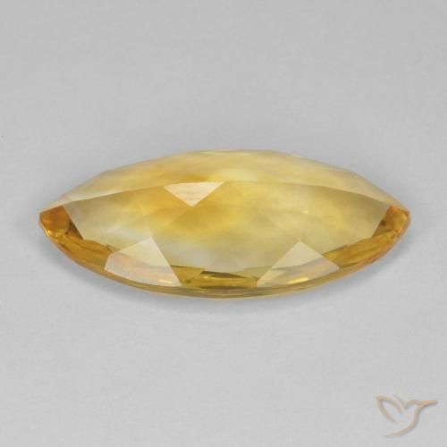 Citrino Oro medio naturale da 5.64 ct, Taglio marquise, VVS