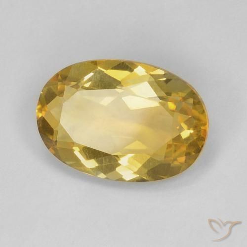 Citrino Oro medio naturale da 3.80 ct, Ovale, VVS