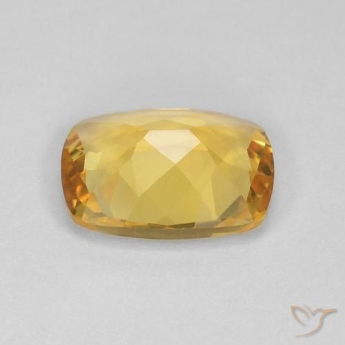 Citrino Arancio dorato naturale da 2.18 ct, Cuscino, VVS